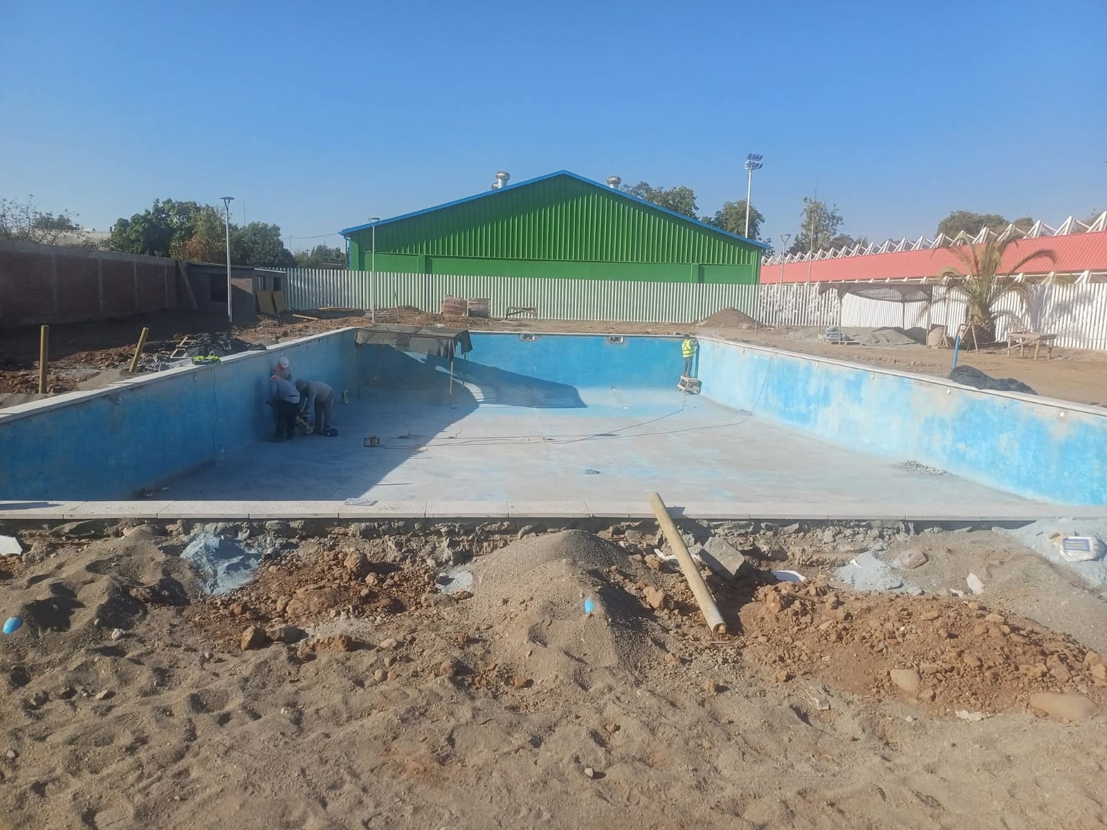 Revestimiento y pintura - Antes